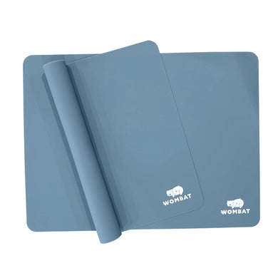 Wombat Reusable Non-Stick Silicone Baking Mats - Blue (2 Pack)