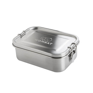 Wombat Stainless Steel Lunch Box with Removable Divider - Medium (800ml)