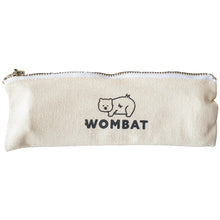 Load image into Gallery viewer, Wombat Cotton Zipper Pouch