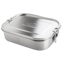 Load image into Gallery viewer, Wombat Stainless Steel Lunch Box with Removable Divider - Large (1400ml)