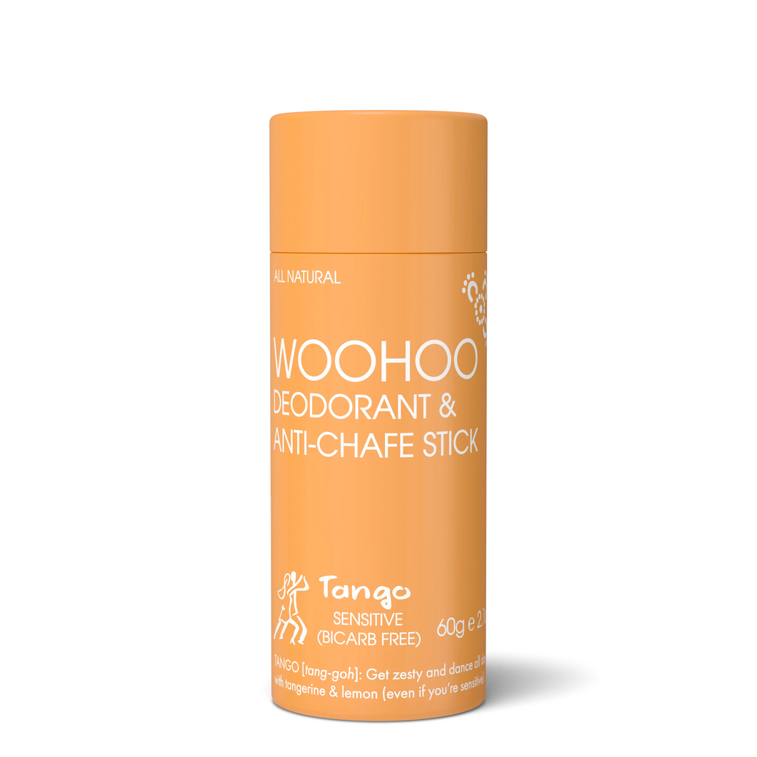 Woohoo Deodorant and Anti-Chafe Stick - Tango (60g)