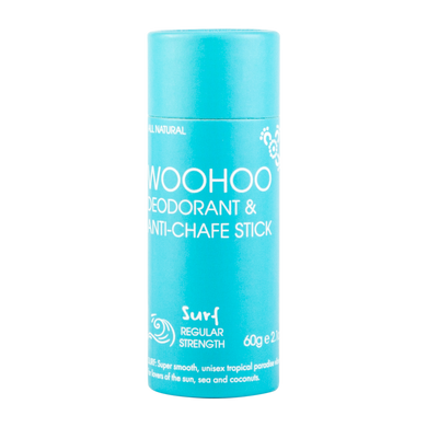 Woohoo Deodorant and Anti-Chafe Stick - Surf (60g)
