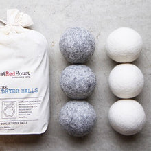 Load image into Gallery viewer, That Red House Wool Dryer Balls (6 Pack)