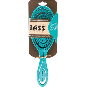 Bass Brushes Bio-Flex Detangler Hair Brush - Teal