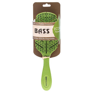 Bass Brushes Bio-Flex Detangler Hair Brush - Green