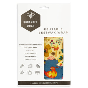 Beeswax Wrap - Medium (2 Pack)-kitchen-MintEcoShop