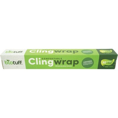 Biotuff Compostable Clingwrap (100 sheets)
