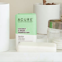 Load image into Gallery viewer, Acure Coconut &amp; Argan Shampoo Bar (140g)