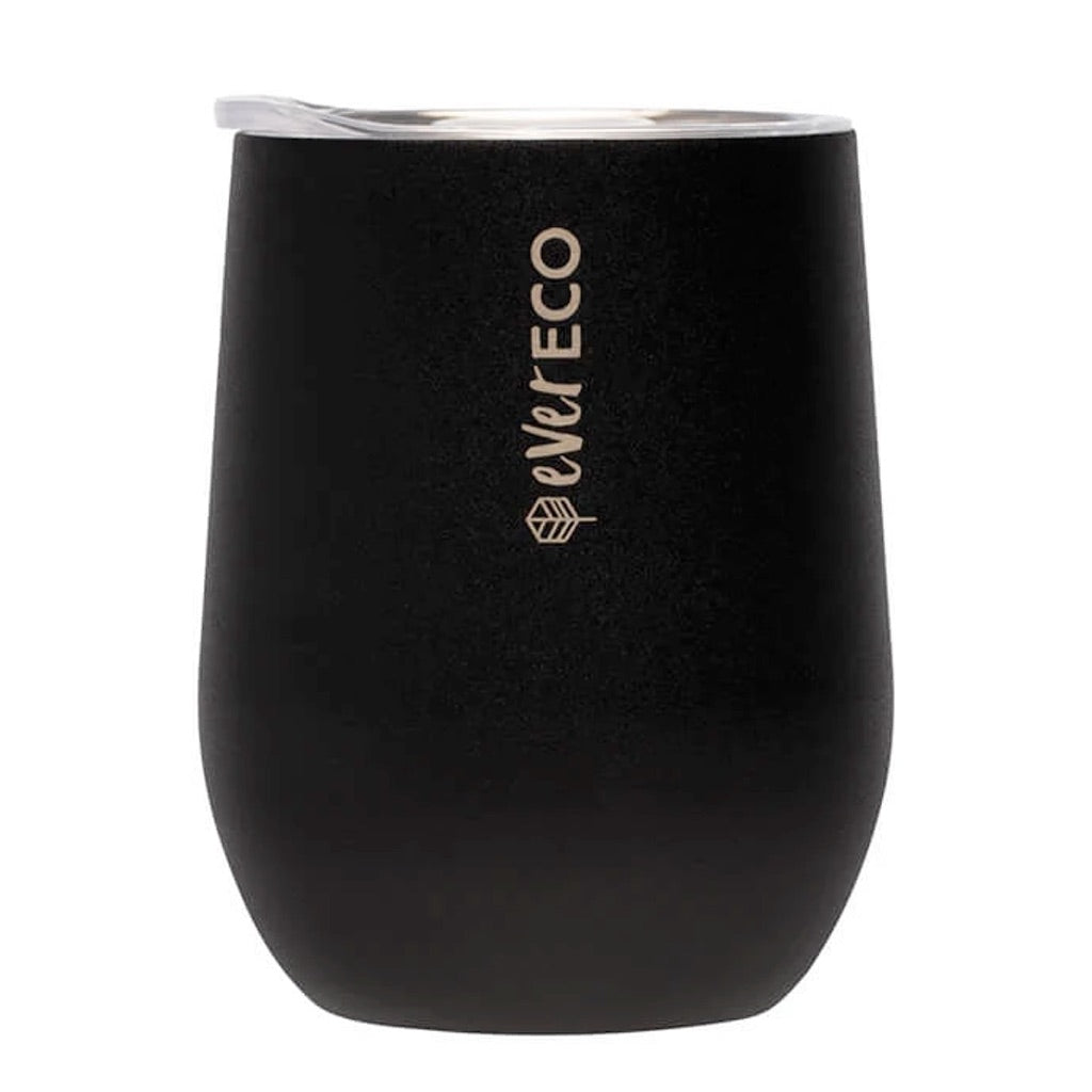 Insulated Tumbler - Onyx Black (354ml)-out & about-MintEcoShop