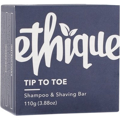 Ethique Solid Shampoo & Shaving Bar - Tip-to-Toe (110g)