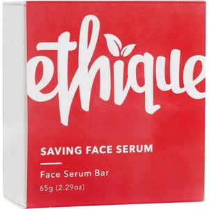 Ethique Solid Face Serum Bar - Saving Face for Normal to Dry Skin (65g)