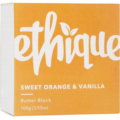Ethique Body Butter Block - Sweet Orange & Vanilla (100g)