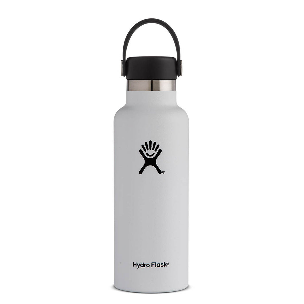 Hydro Flask Insulated Stainless Steel Drink Bottle (621ml) - Standard Mouth White
