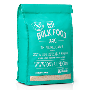 Onya Bulk Food Bags - Aqua (Large)