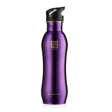 Onya Stainless Steel Drink Bottle (750ml) - Purple