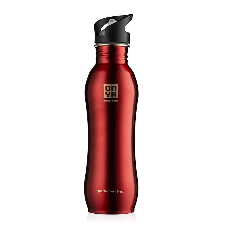 Onya Stainless Steel Drink Bottle (750ml) - Red