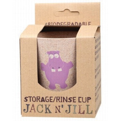 Jack n' Jill Storage Rinse Cup - Hippo