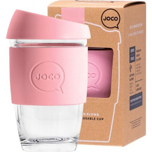 Joco Reusable Glass Coffee Cup X Small 6oz/177ml - Strawberry