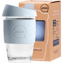 Load image into Gallery viewer, Joco Reusable Glass Coffee Cup X Small 6oz/177ml - Vintage Blue