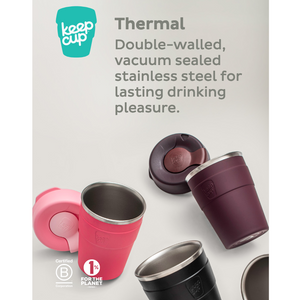 KeepCup Stainless Steel Thermal Coffee Cup - Extra Small 6oz White (Latte)