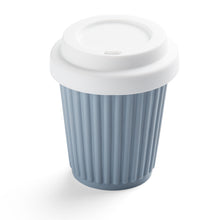 Load image into Gallery viewer, Onya Reusable Coffee Cup - Grey/Blue (236ml / 8oz)