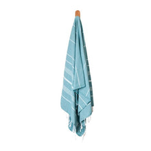 Load image into Gallery viewer, Seven Seas Turkish Towel / Sarong - Classic Vintage - Marine Mint Green