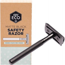 Load image into Gallery viewer, Ever Eco Safety Razor &amp; 10 Replacement Blades - Matte Black