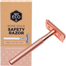 Load image into Gallery viewer, Ever Eco Safety Razor &amp; 10 Replacement Blades - Rose Gold