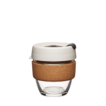 Load image into Gallery viewer, KeepCup Reusable Coffee Cup - Brew Glass &amp; Cork - Small 8oz Taupe (Filter)