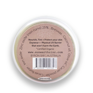 Sun & Earth Natural Zinc Tinted All Day Cream - Earthy / Cocoa (50g)