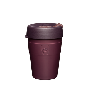 KeepCup Stainless Steel Thermal Coffee Cup - Medium 12oz Maroon (Alder)