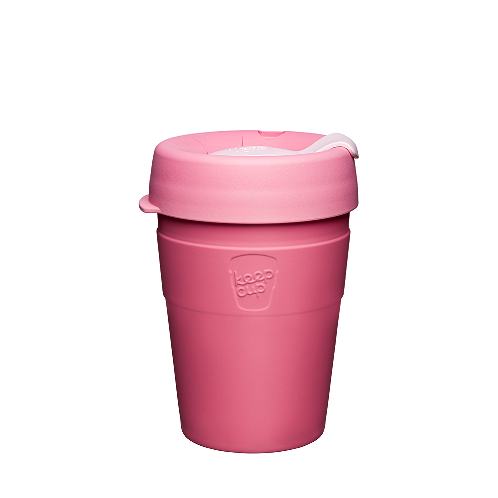 KeepCup Stainless Steel Thermal Coffee Cup - Medium 12oz Pink (Saskatoon)