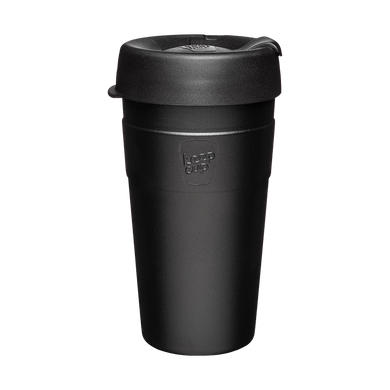 KeepCup Stainless Steel Thermal Coffee Cup - Large 16oz (Black)
