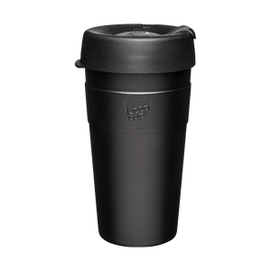 KeepCup Stainless Steel Thermal Coffee Cup - Large 16oz (Black)