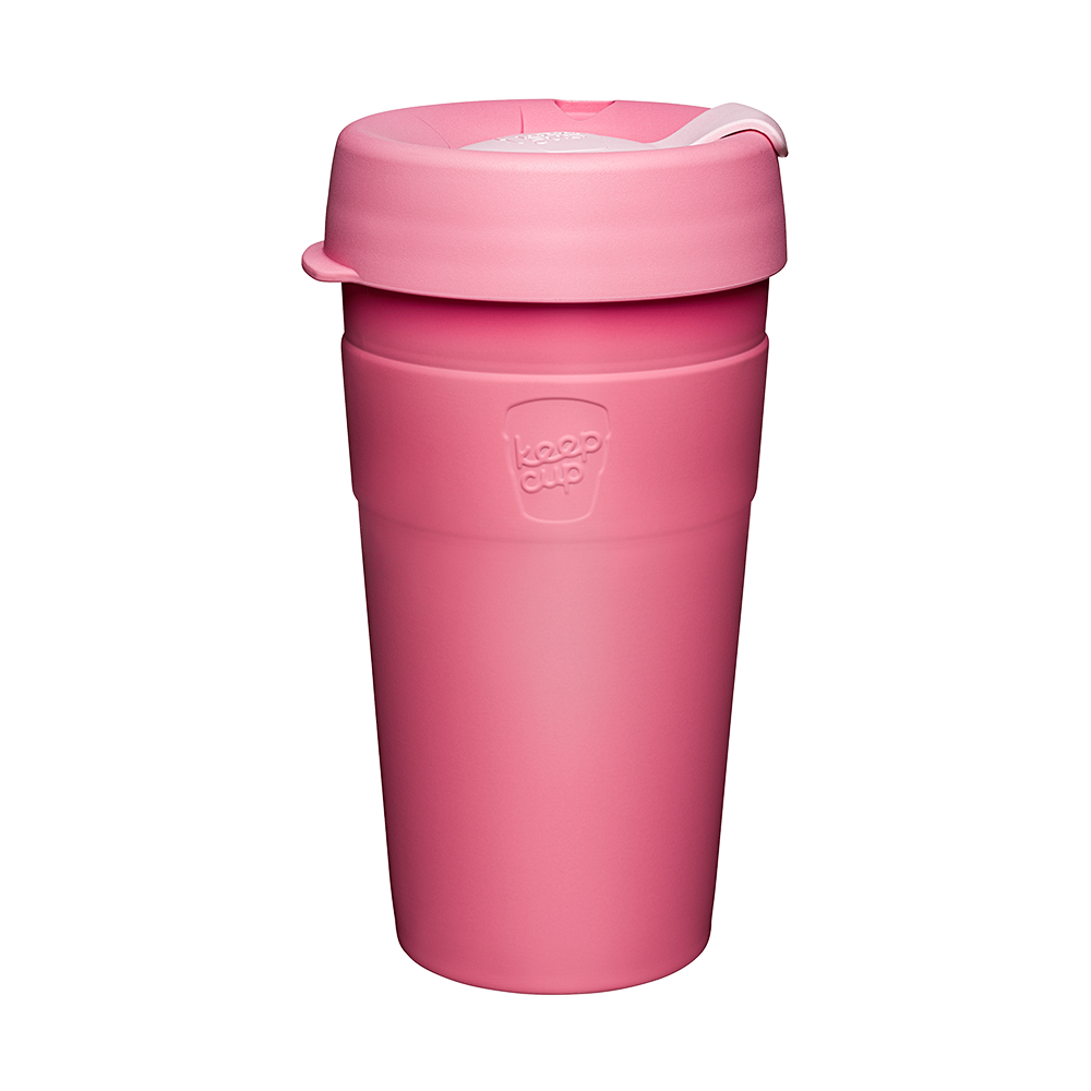 KeepCup Stainless Steel Thermal Coffee Cup - Large 16oz Pink(Saskatoon)