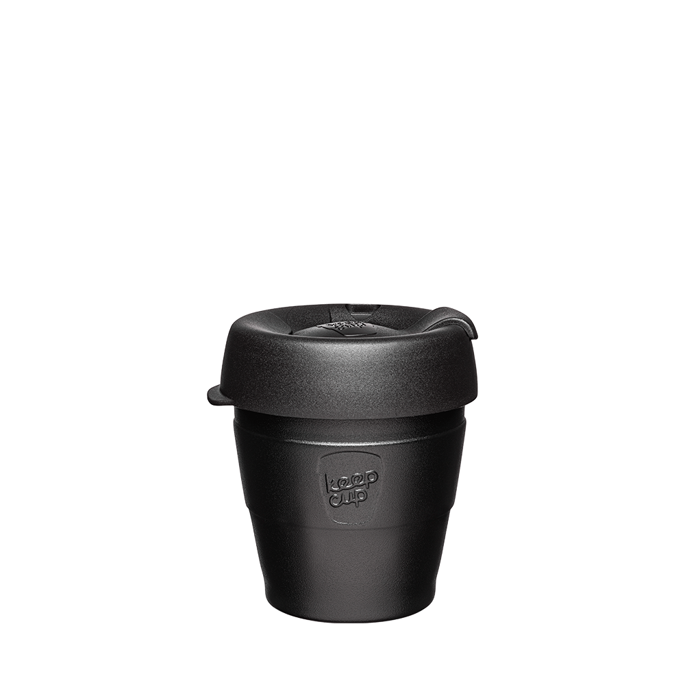 KeepCup Stainless Steel Thermal Coffee Cup - Extra Small 6oz (Black)