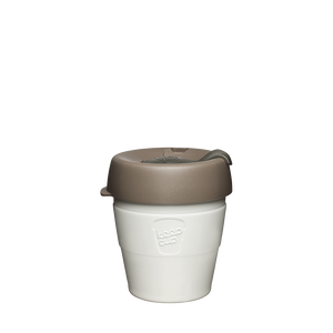 KeepCup Stainless Steel Thermal Coffee Cup - Extra Small 6oz White (Latte)