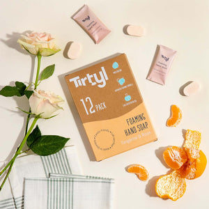 Tirtyl Foaming Hand Soap Refill Tablets - Tangerine & Rose (12 Pack)