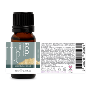 Eco Aroma Essential Oil Blend Zodiac Collection - Virgo (10ml)