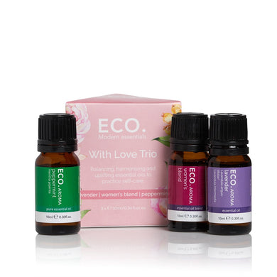Eco Aroma Essential Oil Trio - With Love (3 Pack)